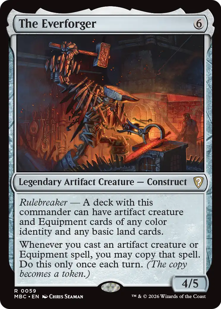 The Everforger [Mystery Booster: Commander Edition] | Cards and Coasters CA
