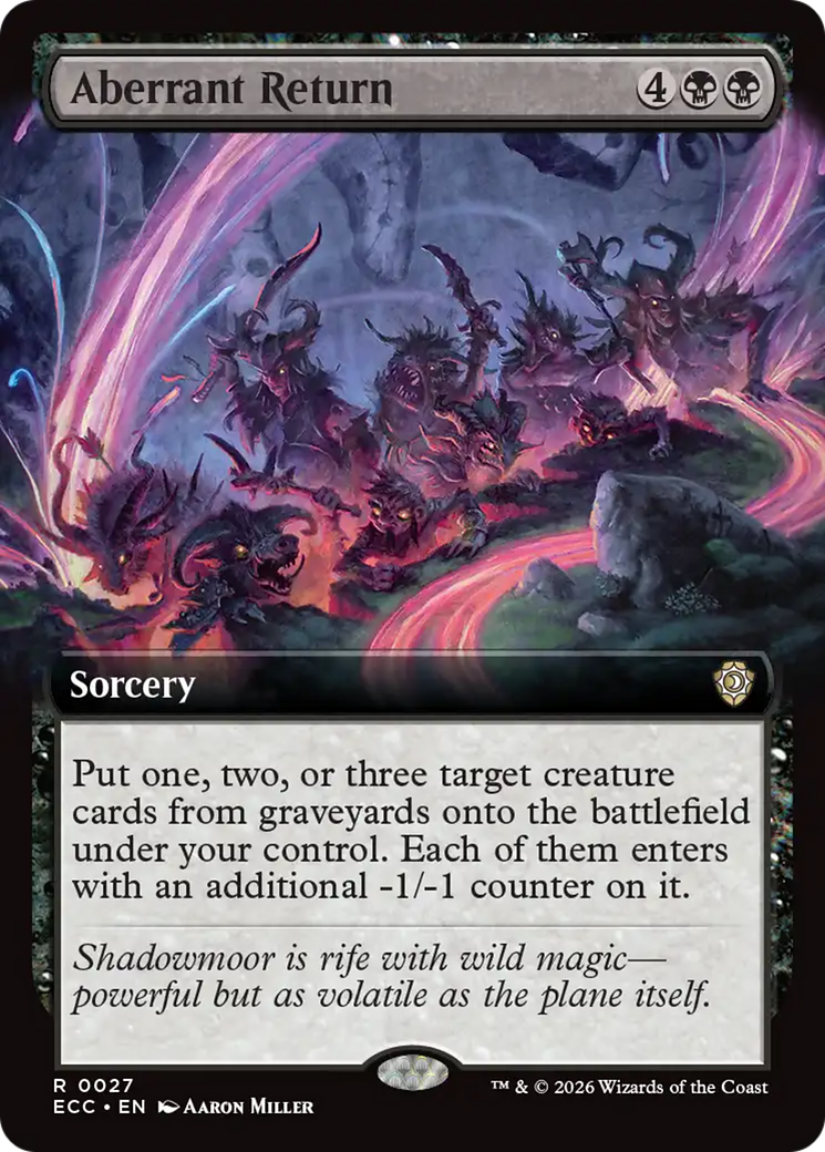 Aberrant Return (Extended Art) [Lorwyn Eclipsed Commander] | Cards and Coasters CA