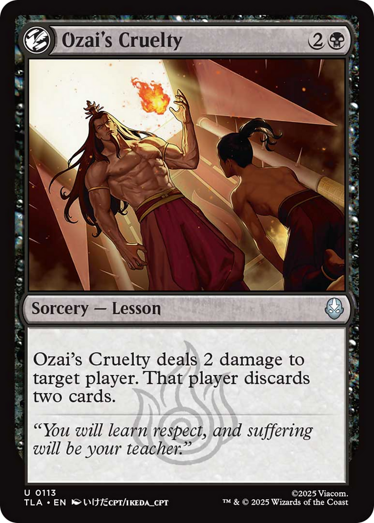Ozai's Cruelty [Avatar: The Last Airbender] | Cards and Coasters CA