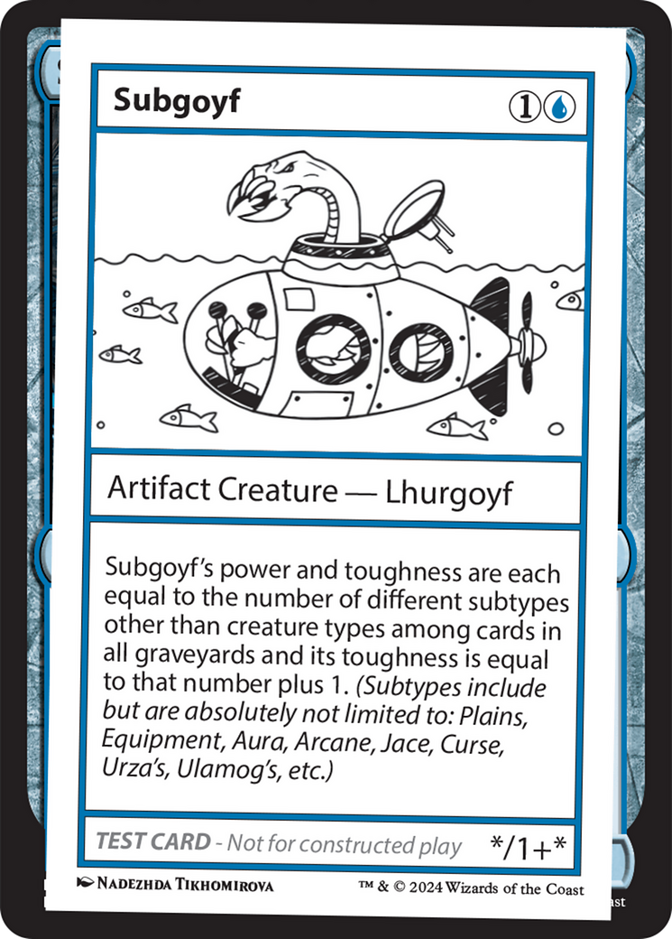 Subgoyf [Mystery Booster 2 Playtest Cards] | Cards and Coasters CA