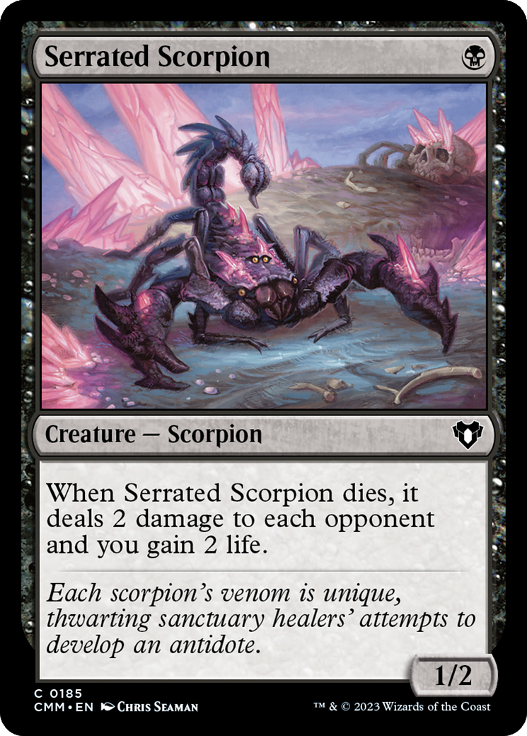 Serrated Scorpion [Commander Masters] | Cards and Coasters CA