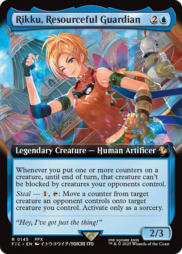 Rikku, Resourceful Guardian (Extended Art) [FINAL FANTASY Commander] | Cards and Coasters CA