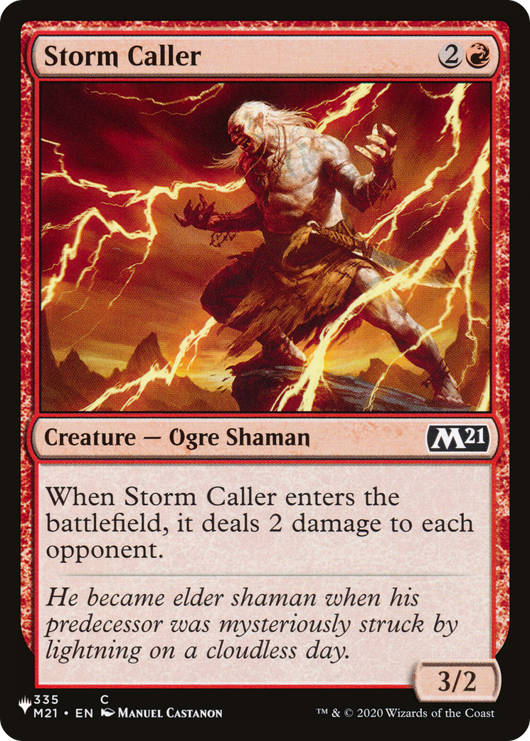 Storm Caller [The List Reprints] | Cards and Coasters CA