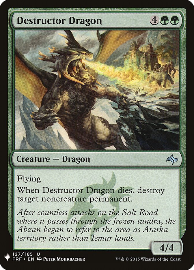 Destructor Dragon [Mystery Booster] | Cards and Coasters CA