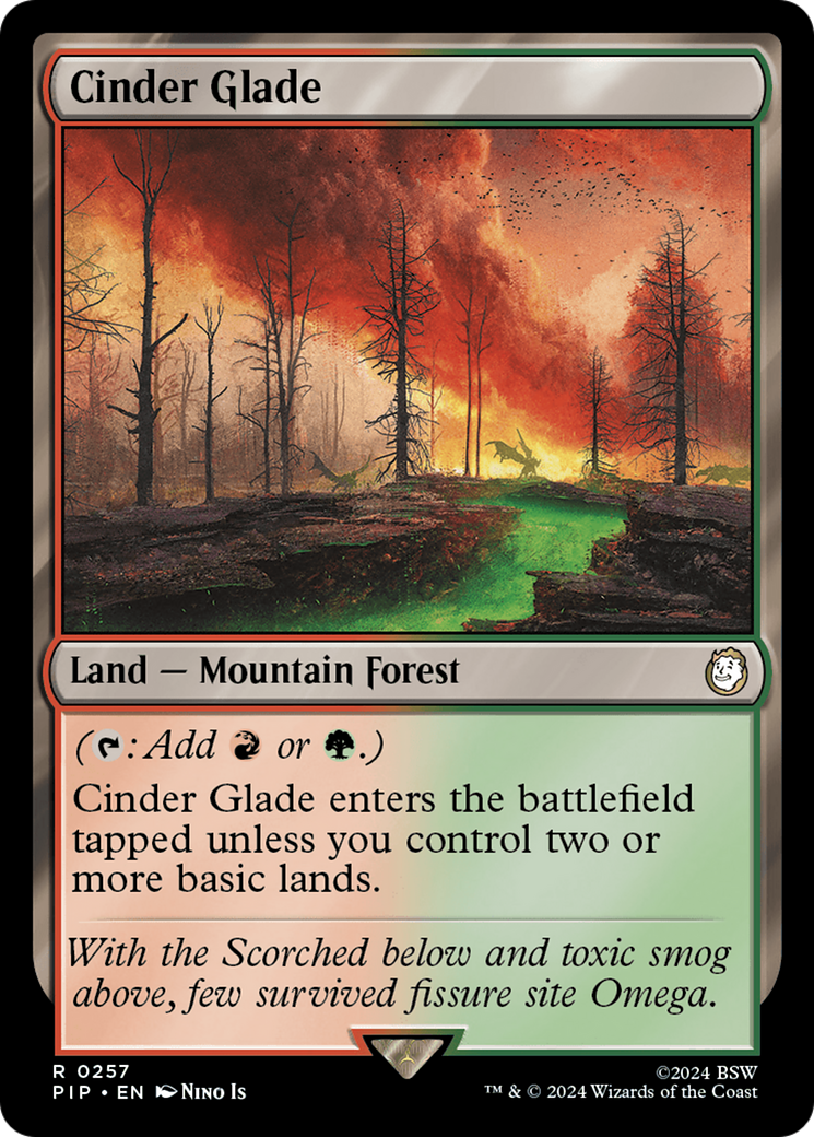 Cinder Glade [Fallout] | Cards and Coasters CA