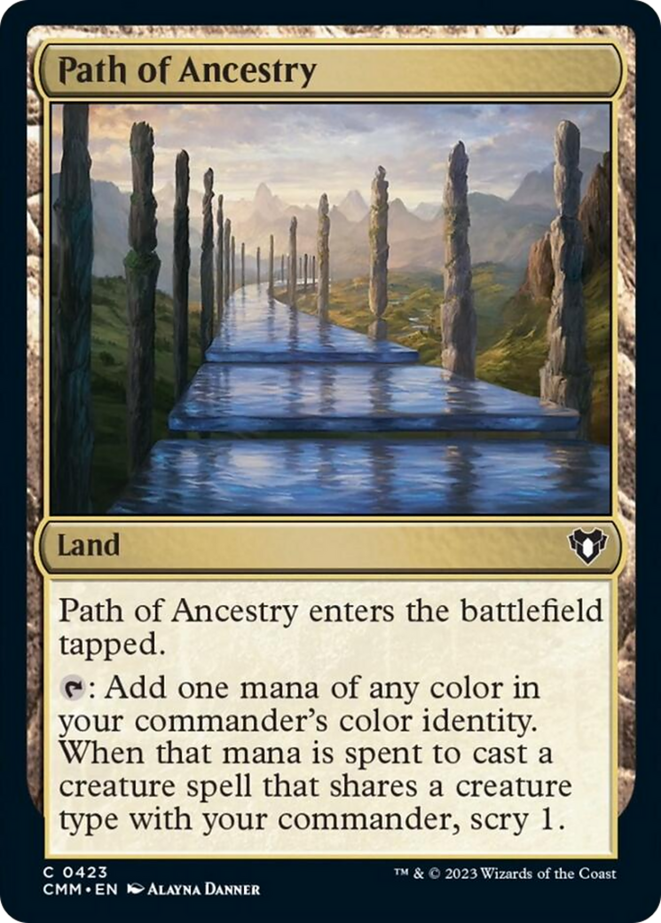 Path of Ancestry [Commander Masters] | Cards and Coasters CA