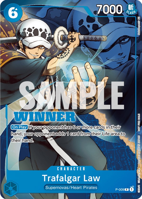 Trafalgar Law (P-009) (Winner Pack Vol. 1) [One Piece Promotion Cards] | Cards and Coasters CA