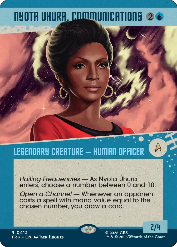 Nyota Uhura, Communications (Showcase) [Star Trek] | Cards and Coasters CA