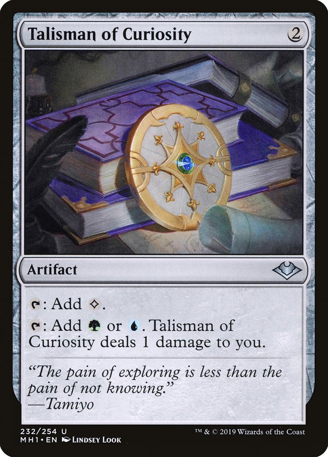 Talisman of Curiosity [Modern Horizons] | Cards and Coasters CA