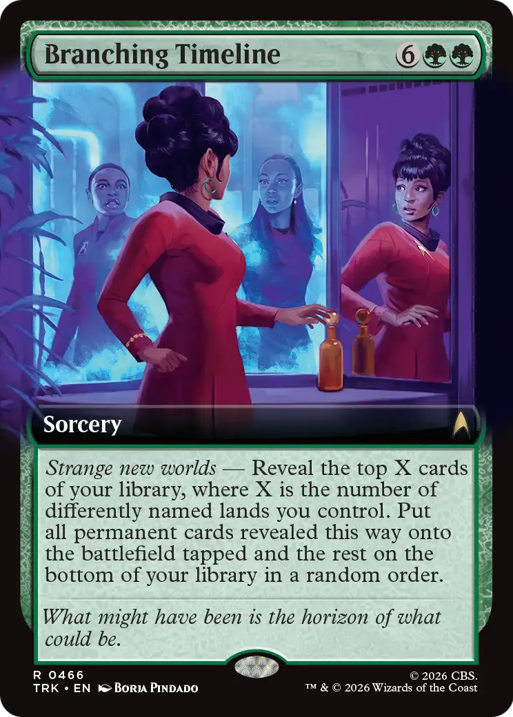 Branching Timeline (Extended Art) [Star Trek] | Cards and Coasters CA