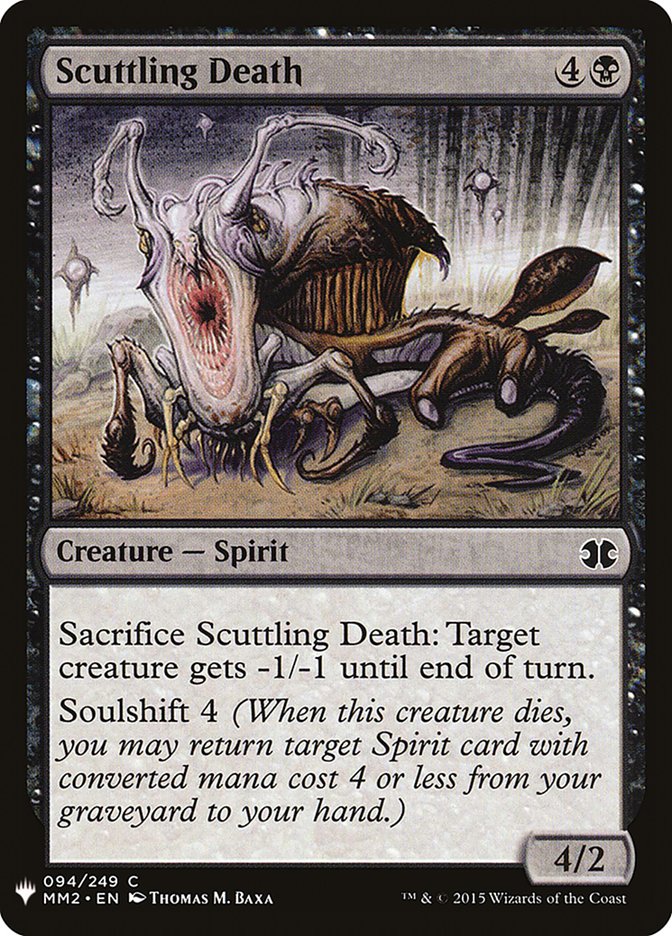 Scuttling Death [Mystery Booster] | Cards and Coasters CA