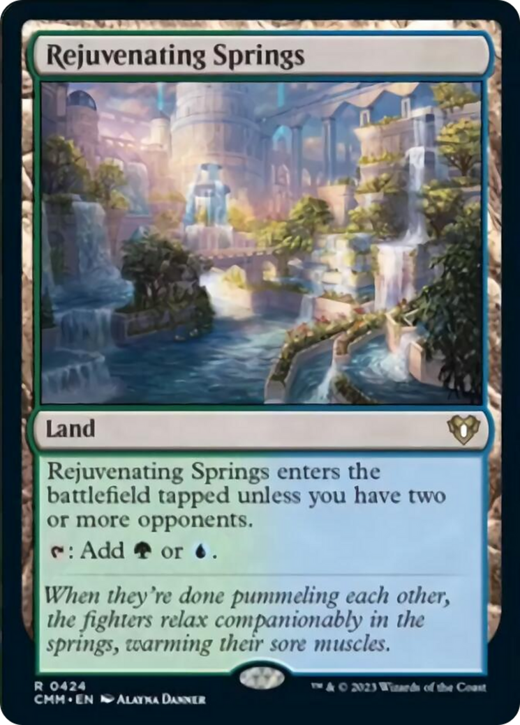 Rejuvenating Springs [Commander Masters] | Cards and Coasters CA