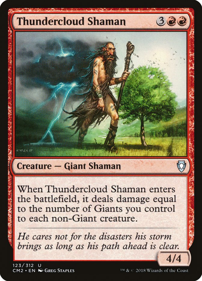 Thundercloud Shaman [Commander Anthology Volume II] | Cards and Coasters CA