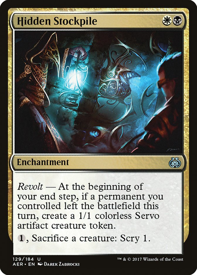 Hidden Stockpile [Aether Revolt] | Cards and Coasters CA