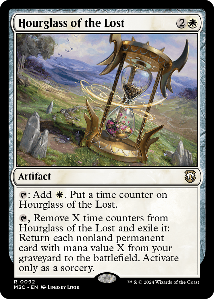 Hourglass of the Lost (Ripple Foil) [Modern Horizons 3 Commander] | Cards and Coasters CA