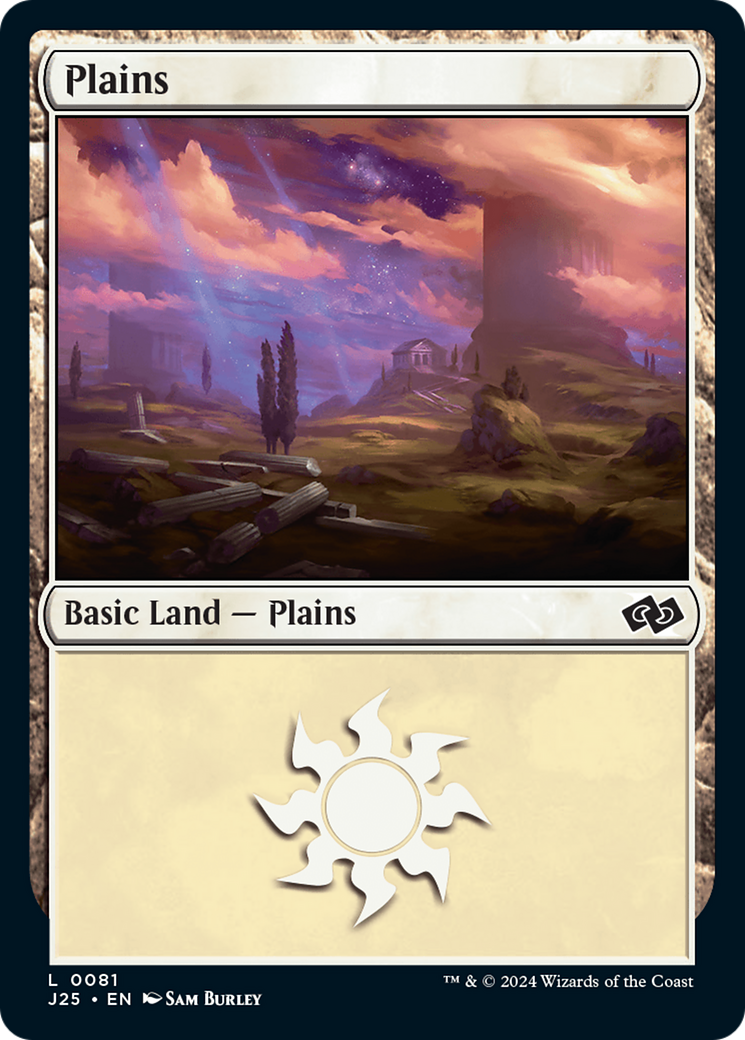 Plains (81) [Foundations Jumpstart] | Cards and Coasters CA