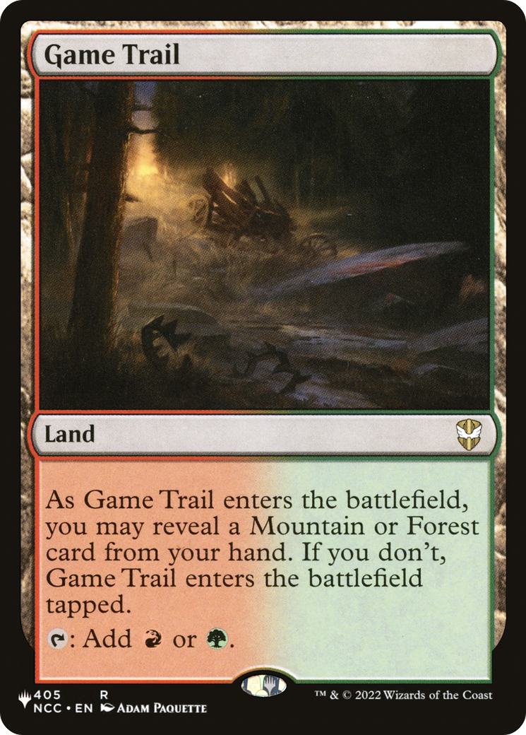 Game Trail [The List] | Cards and Coasters CA