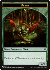 Food // Plant Double-Sided Token [The List] | Cards and Coasters CA