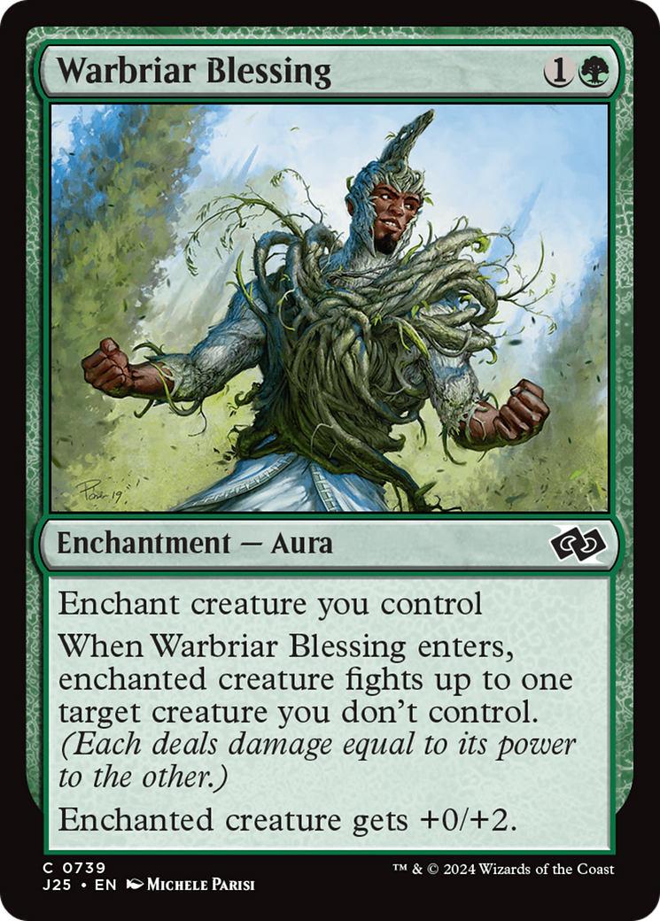 Warbriar Blessing [Foundations Jumpstart] | Cards and Coasters CA