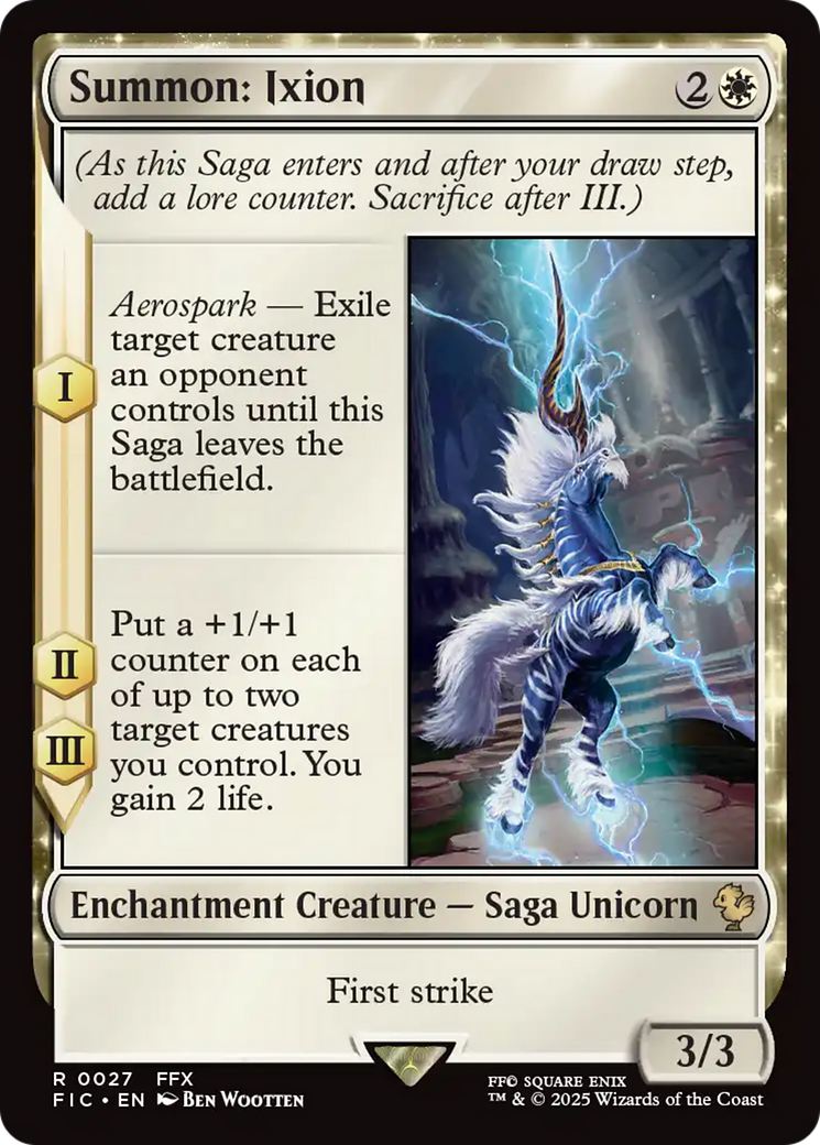 Summon: Ixion [FINAL FANTASY Commander] | Cards and Coasters CA