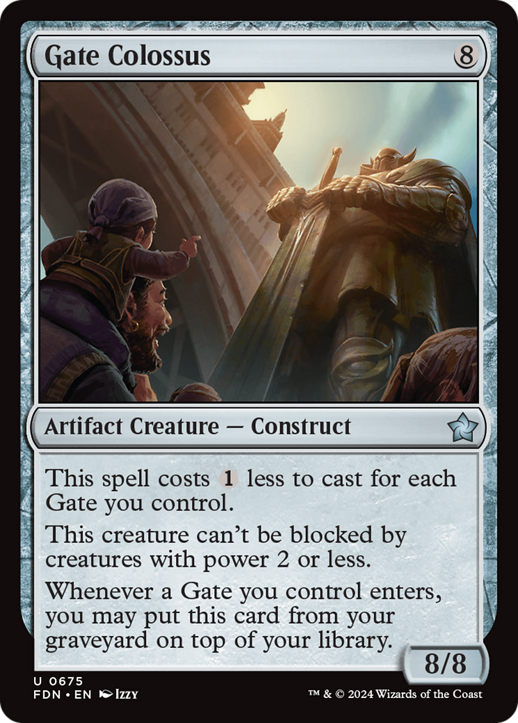 Gate Colossus [Foundations] | Cards and Coasters CA