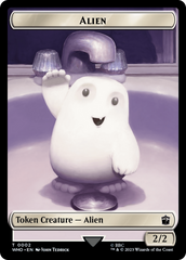 Alien // Alien Salamander Double-Sided Token [Doctor Who Tokens] | Cards and Coasters CA