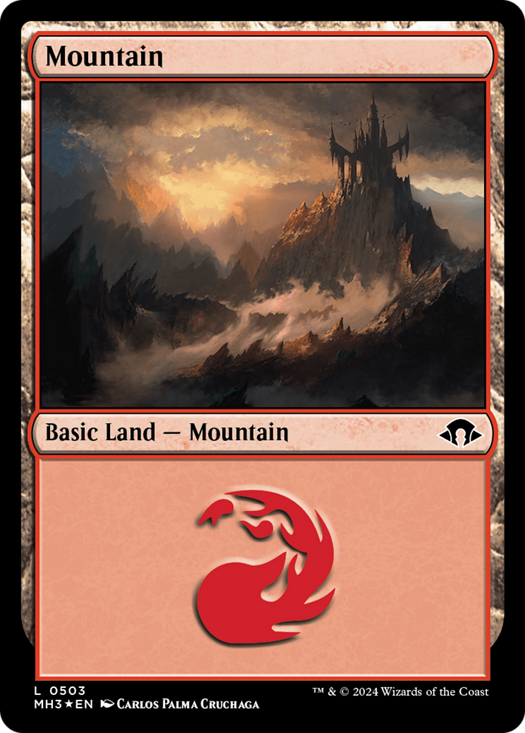 Mountain (0503) (Ripple Foil) [Modern Horizons 3] | Cards and Coasters CA