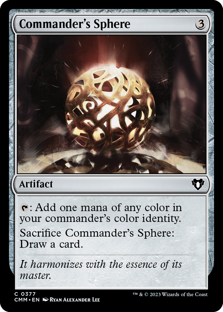 Commander's Sphere [Commander Masters] | Cards and Coasters CA