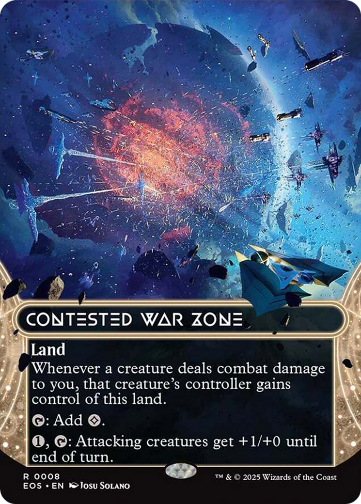 Contested War Zone (0008) (Borderless) [Edge of Eternities: Stellar Sights] | Cards and Coasters CA