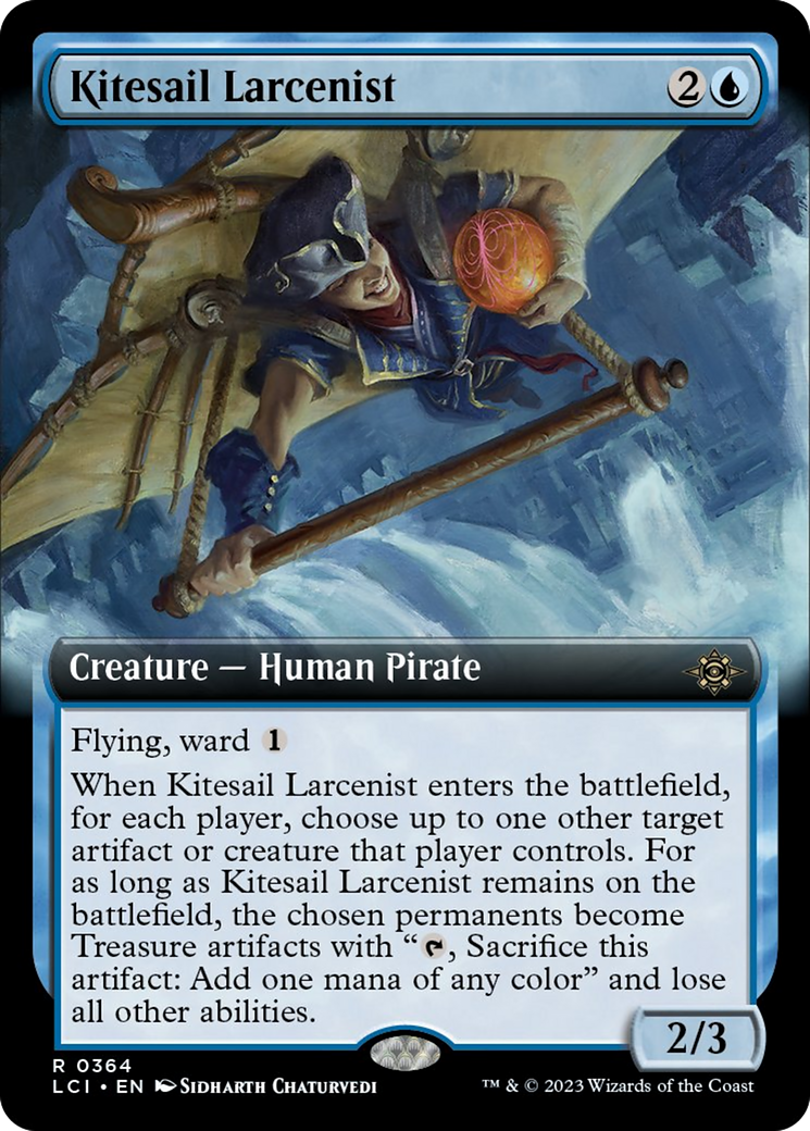 Kitesail Larcenist (Extended Art) [The Lost Caverns of Ixalan] | Cards and Coasters CA