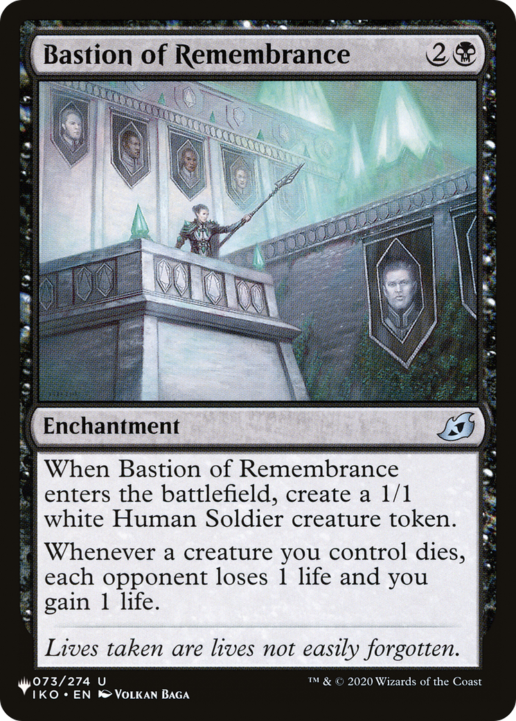 Bastion of Remembrance [The List Reprints] | Cards and Coasters CA