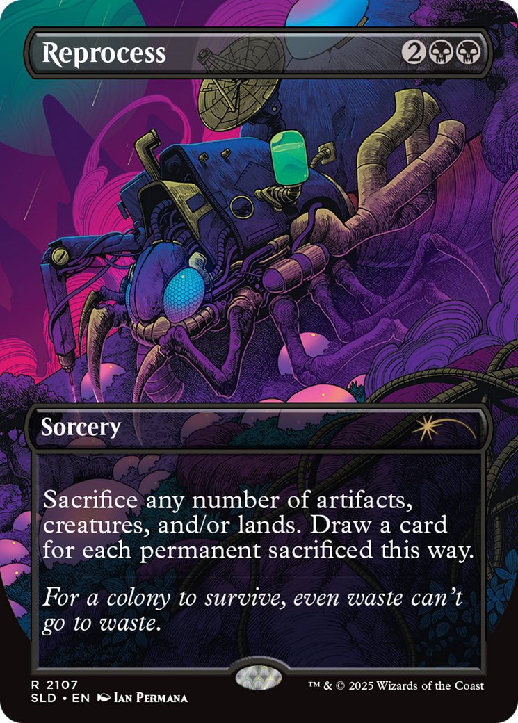 Reprocess (Galaxy Foil) [Secret Lair Drop Series] | Cards and Coasters CA