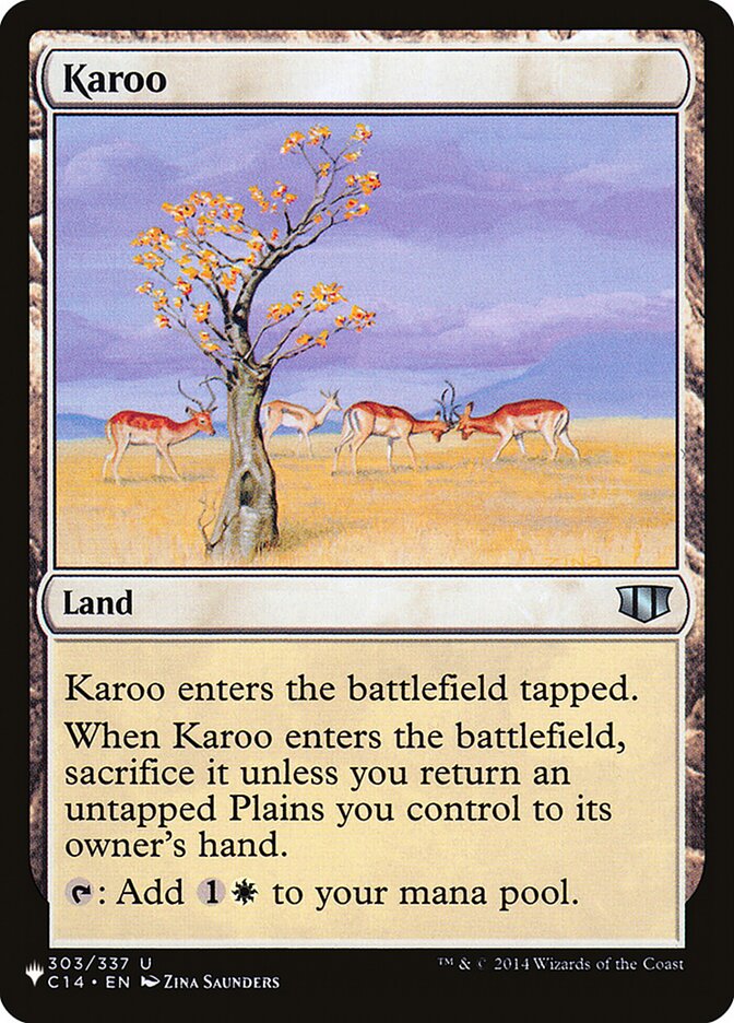Karoo [The List] | Cards and Coasters CA