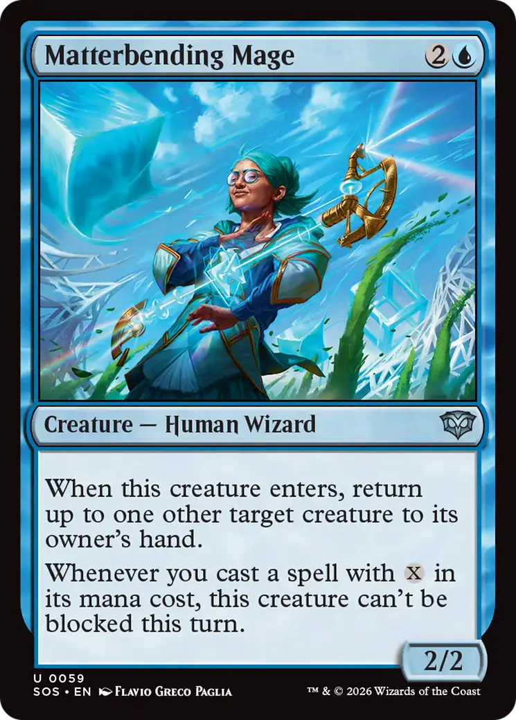 Matterbending Mage [Secrets of Strixhaven] | Cards and Coasters CA