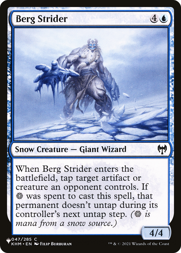 Berg Strider [The List Reprints] | Cards and Coasters CA