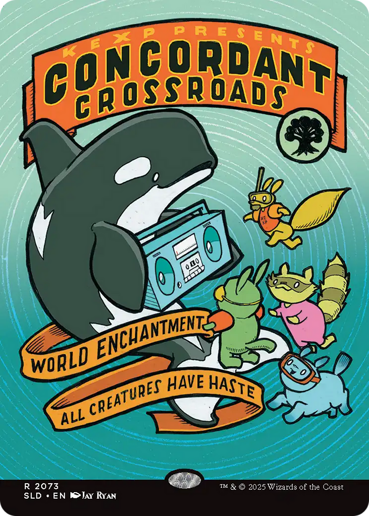 Concordant Crossroads (2073) (Rainbow Foil) [Secret Lair Drop Series] | Cards and Coasters CA