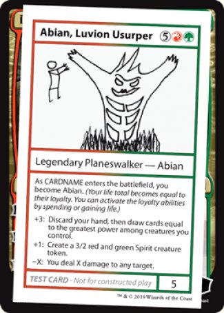 Abian, Luvion Usurper (2021 Edition) [Mystery Booster Playtest Cards] | Cards and Coasters CA