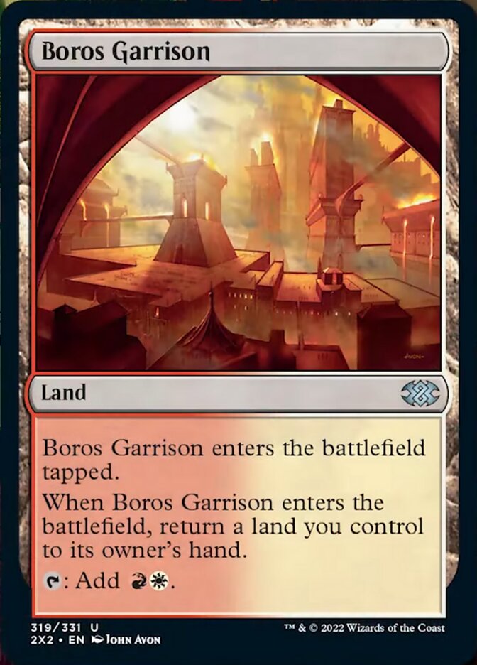 Boros Garrison [Double Masters 2022] | Cards and Coasters CA