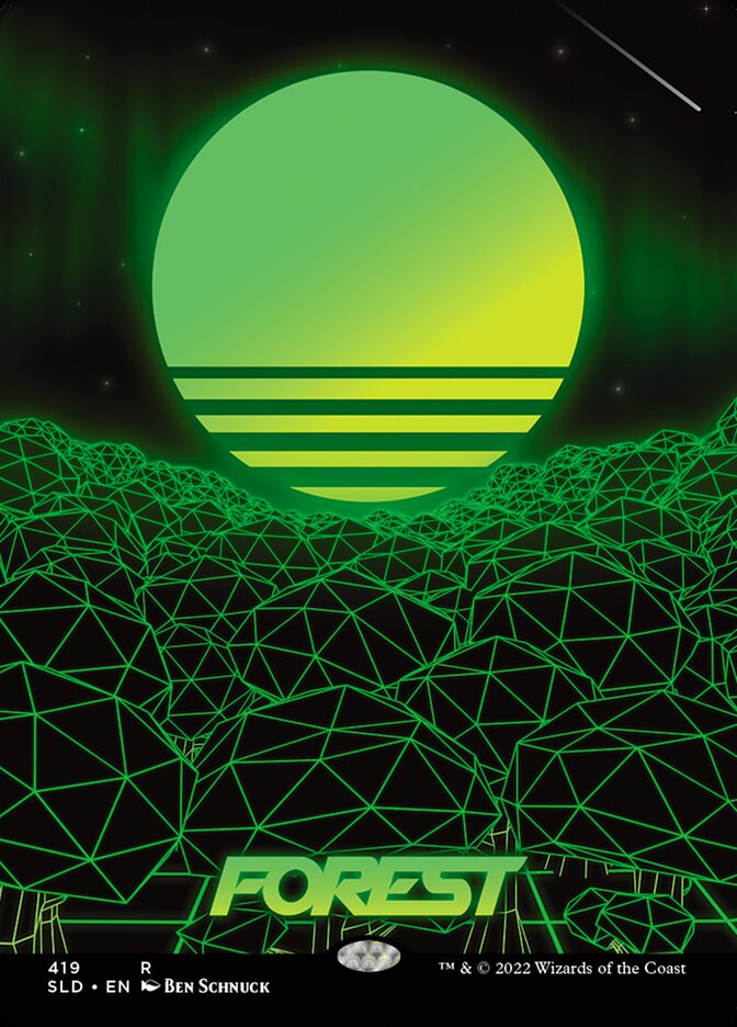 Forest (419) [Secret Lair Drop Series] | Cards and Coasters CA