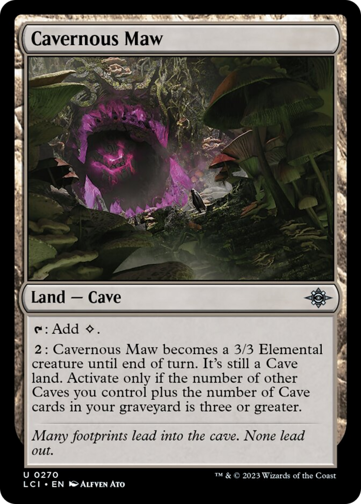 Cavernous Maw [The Lost Caverns of Ixalan] | Cards and Coasters CA