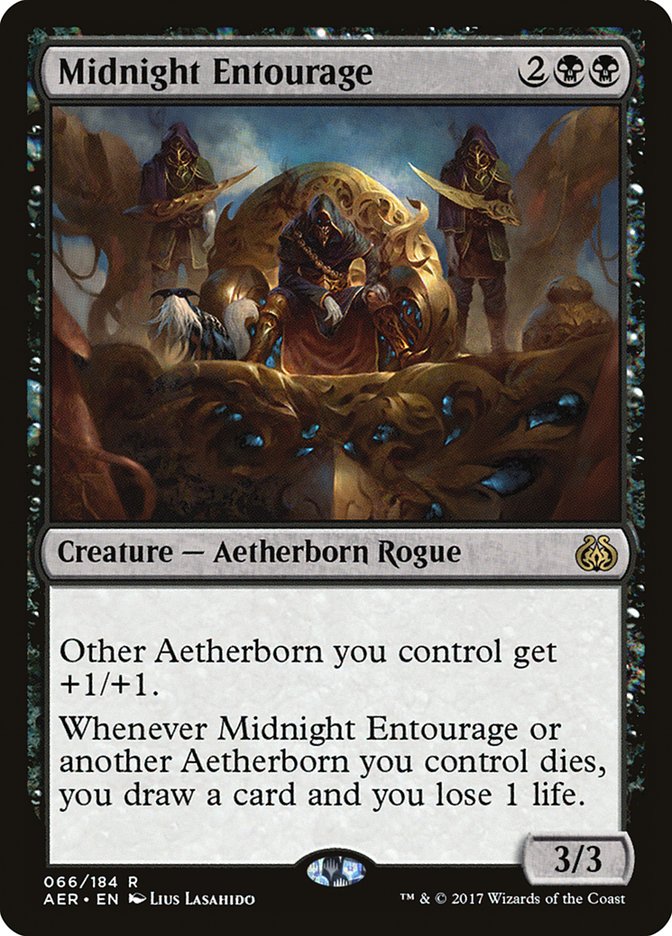 Midnight Entourage [Aether Revolt] | Cards and Coasters CA