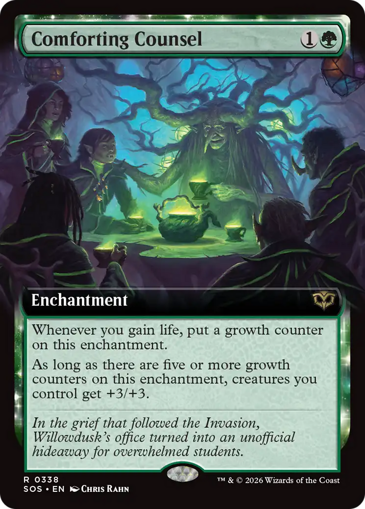 Comforting Counsel (Extended Art) [Secrets of Strixhaven] | Cards and Coasters CA