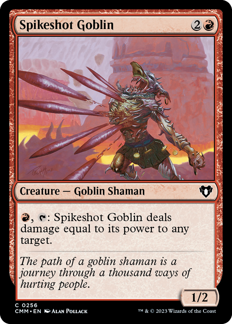 Spikeshot Goblin [Commander Masters] | Cards and Coasters CA