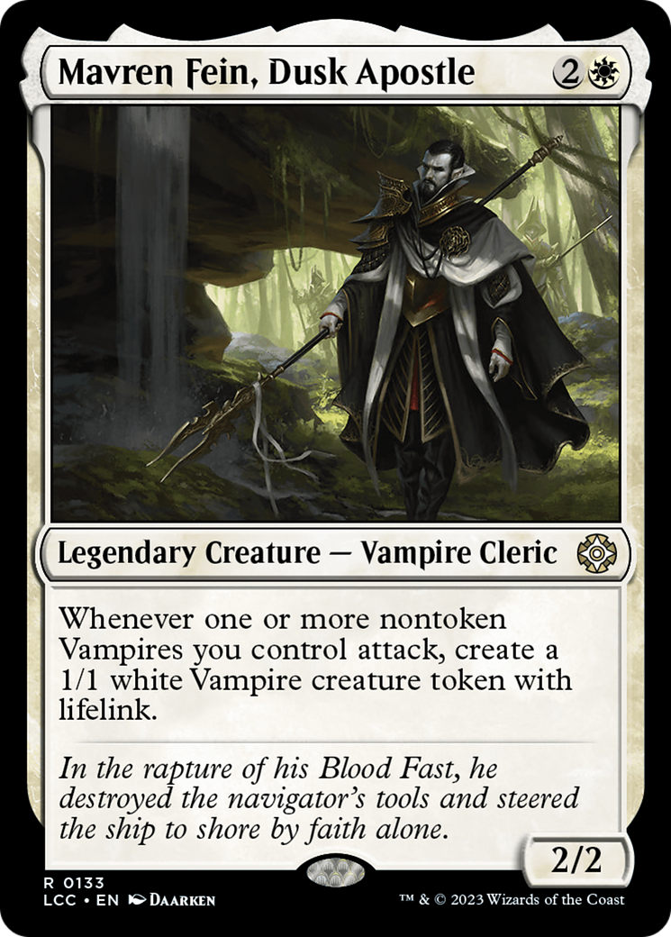 Mavren Fein, Dusk Apostle [The Lost Caverns of Ixalan Commander] | Cards and Coasters CA