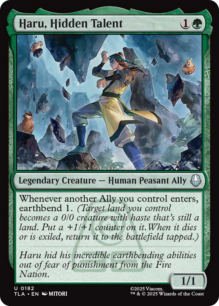 Haru, Hidden Talent [Avatar: The Last Airbender] | Cards and Coasters CA