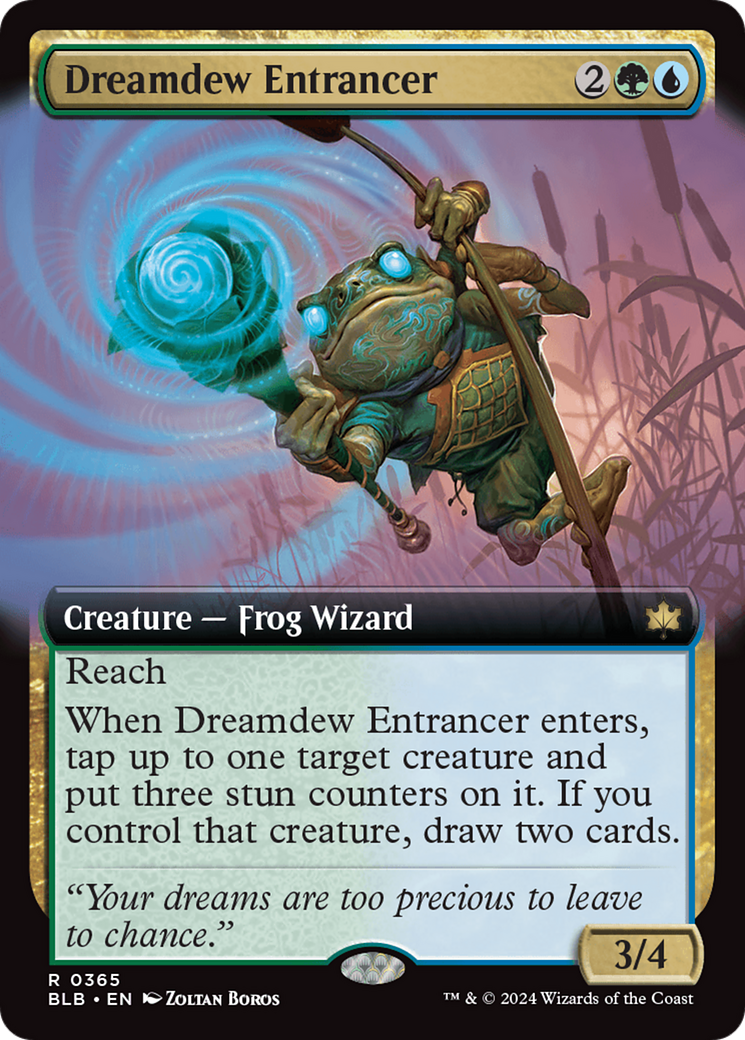 Dreamdew Entrancer (Extended Art) [Bloomburrow] | Cards and Coasters CA