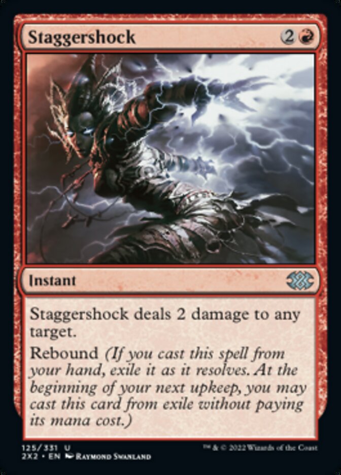 Staggershock [Double Masters 2022] | Cards and Coasters CA