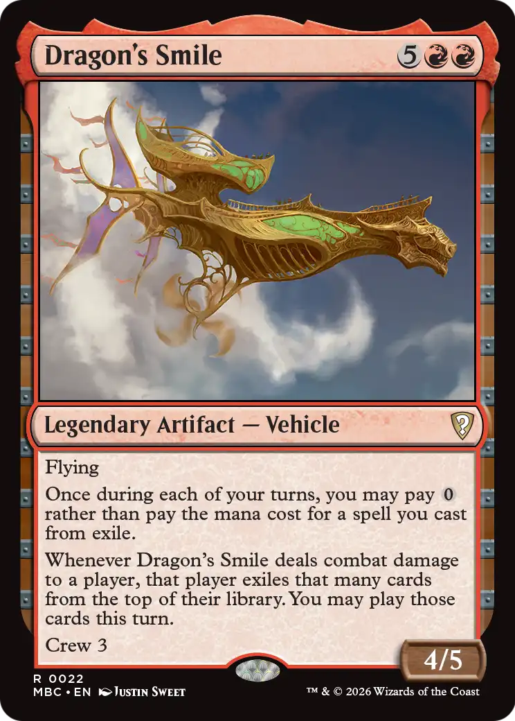 Dragon's Smile [Mystery Booster: Commander Edition] | Cards and Coasters CA