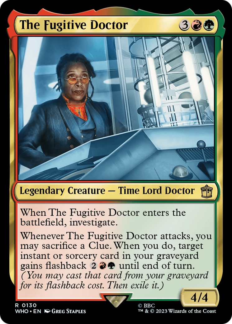 The Fugitive Doctor [Doctor Who] | Cards and Coasters CA