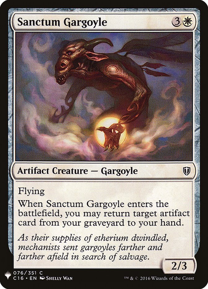 Sanctum Gargoyle [Mystery Booster] | Cards and Coasters CA